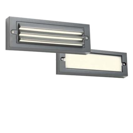Redo 90330 - Вуличний світлодіодний настінний світильник KRUP LED/6W/230V IP65 антрацит