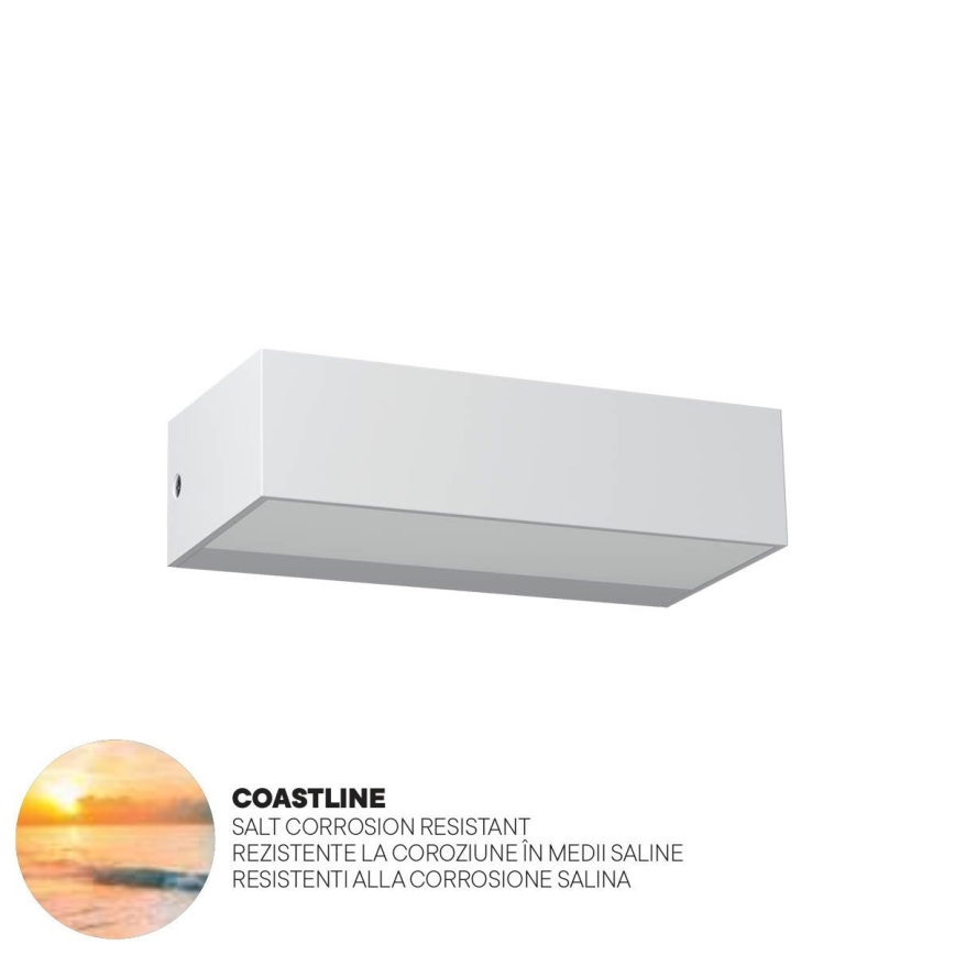 Redo 90372 - Вуличний світлодіодний настінний світильник LAMPRIS LED/9,5W/230V IP65 білий