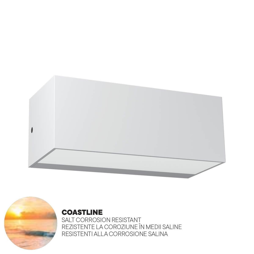 Redo 90373 - Вуличний світлодіодний настінний світильник LAMPRIS LED/13W/230V IP65 білий