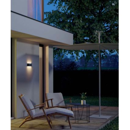 Redo 90376 - Вуличний світлодіодний настінний світильник KAMAL LED/4,4W/230V 3000K IP54 сірий