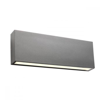 Redo 90388 - Вуличний світлодіодний настінний світильник KAMAL LED/15W/230V 3000K IP54 сірий