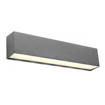 Redo 90394 - Вуличний світлодіодний настінний світильник OMNIA LED/12W/230V 3000K IP54 сірий