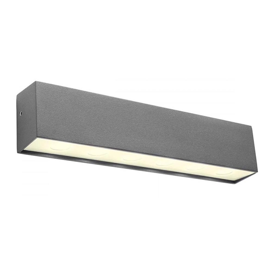 Redo 90394 - Вуличний світлодіодний настінний світильник OMNIA LED/12W/230V 3000K IP54 сірий