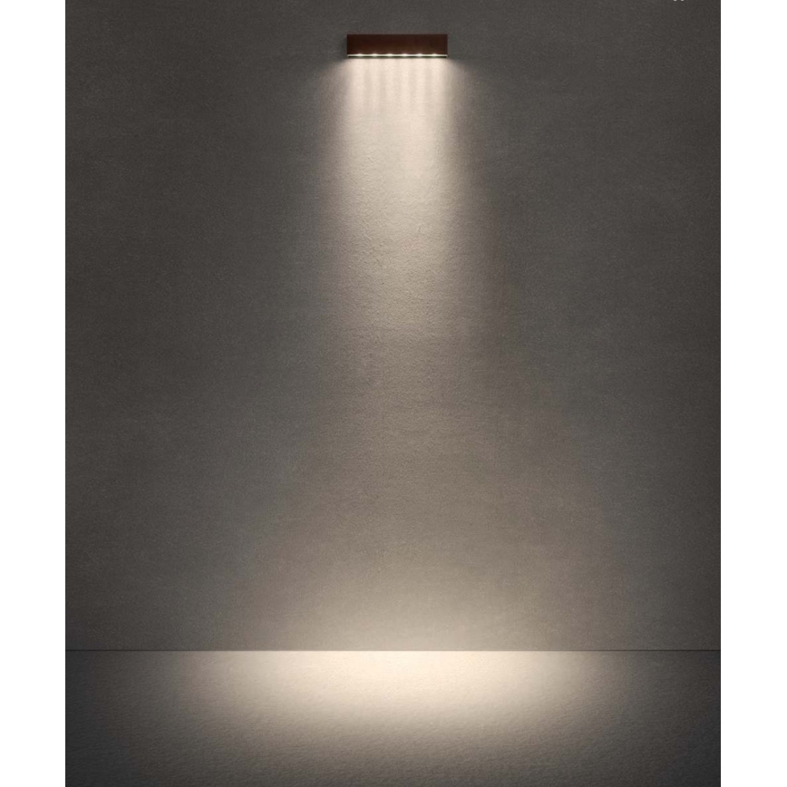 Redo 90394 - Вуличний світлодіодний настінний світильник OMNIA LED/12W/230V 3000K IP54 сірий