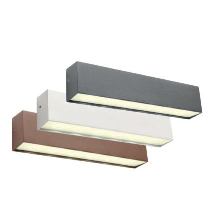 Redo 90394 - Вуличний світлодіодний настінний світильник OMNIA LED/12W/230V 3000K IP54 сірий