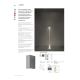 Redo 90417 - Уличный светодиодный настенный светильник ACE LED/3,36W/230V 3000K IP54 коричневый