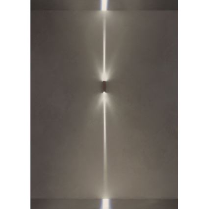 Redo 90424 - Уличный светодиодный настенный светильник ACE LED/5,84W/230V 4000K IP54 коричневый