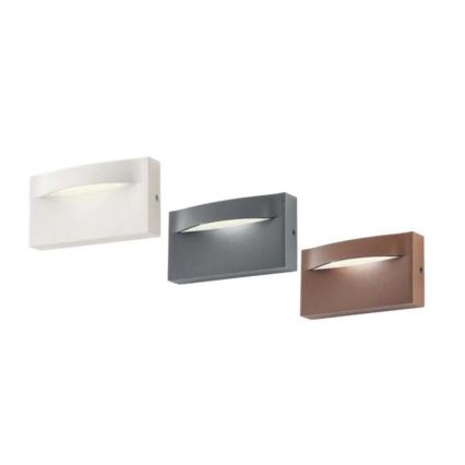 Redo 90426 - Уличный светодиодный настенный светильник POLIFEMO LED/8W/230V IP65 антрацит