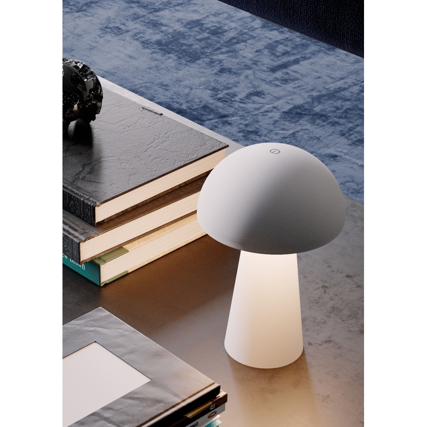 Redo 90438 - LED диммируемый сенсорный уличный светильник KIRA LED/4,7W/230V 2200 mAh IP44 белый