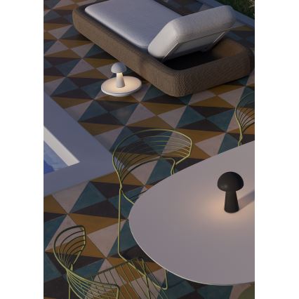 Redo 90439 - регульований сенсорний зовнішній світильник KIRA LED/4,7W/230V 2200 mAh IP44 чорний