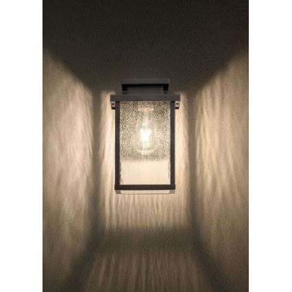 Redo 90462 - Уличный настенный светильник YARD 1xE27/42W/230V IP44 антрацит