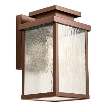 Redo 90463 - Вуличний настінний світильник YARD 1xE27/42W/230V IP44 коричневий