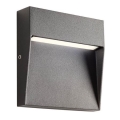 Redo 90475 - Вуличний світлодіодний настінний світильник LANDER LED/3W/230V IP54 антрацит