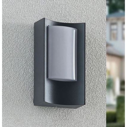 Redo 90483 - Вуличний світлодіодний настінний світильник WARP LED/8W/230V 3000K IP44 антрацит