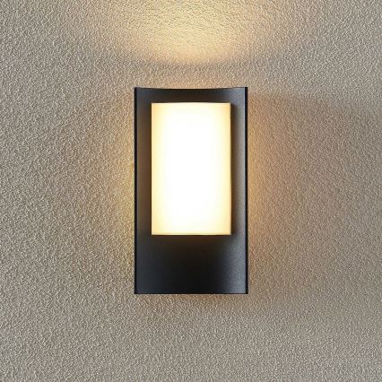 Redo 90483 - Вуличний світлодіодний настінний світильник WARP LED/8W/230V 3000K IP44 антрацит