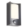 Redo 90486 - LED Вуличний настінний світильник з датчиком WARP LED/8W/230V 3000K IP44 антрацит
