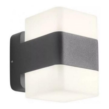 Redo 90492 - Вуличний світлодіодний настінний світильник TOK LED/14,8W/230V IP44 антрацит
