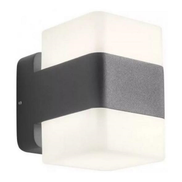 Redo 90492 - Вуличний світлодіодний настінний світильник TOK LED/14,8W/230V IP44 антрацит
