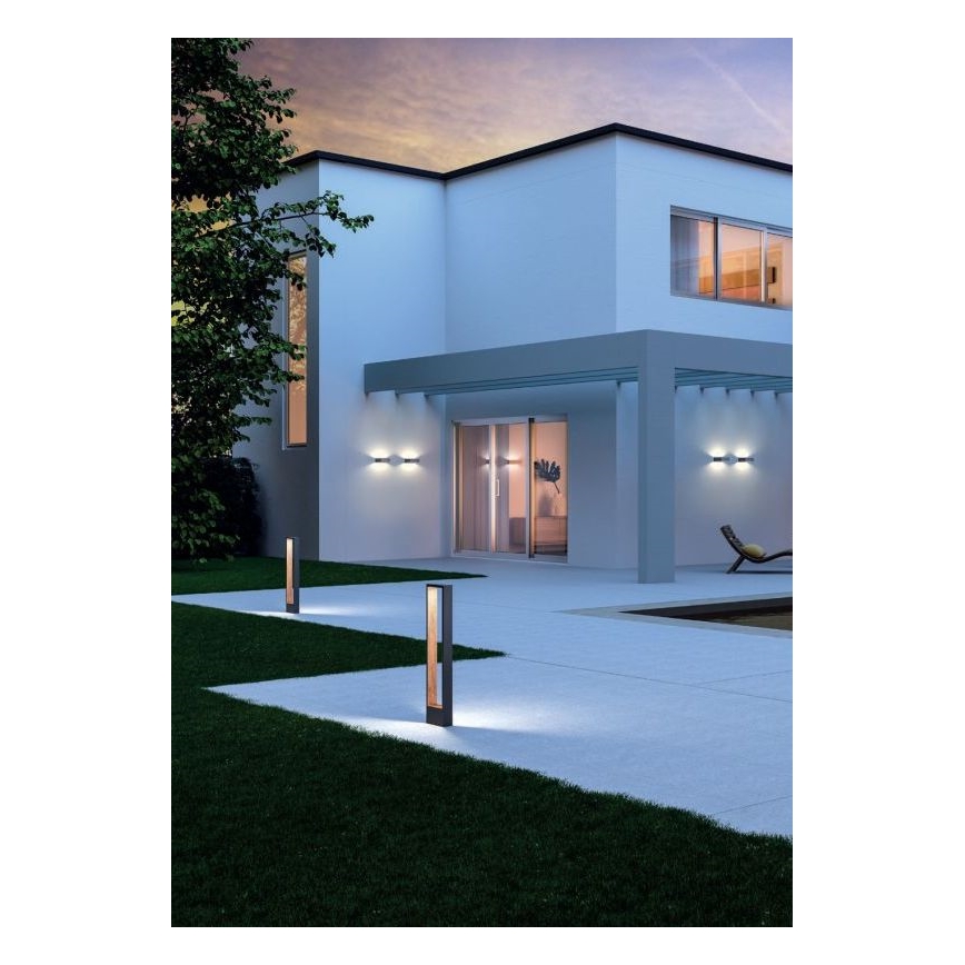 Redo 90508 - Вуличний світлодіодний настінний світильник WALD LED/10W/230V IP65 антрацит