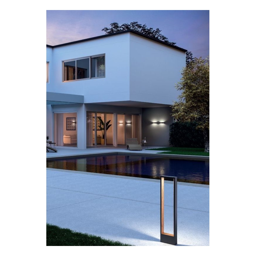 Redo 90508 - Вуличний світлодіодний настінний світильник WALD LED/10W/230V IP65 антрацит