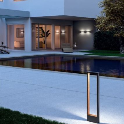 Redo 90509 - Вулична світлодіодна лампа WALD LED/10W/230V IP65 антрацит