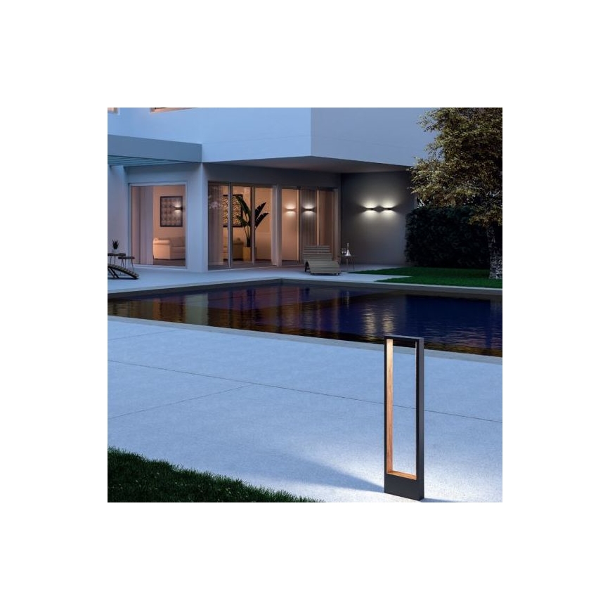 Redo 90509 - Вулична світлодіодна лампа WALD LED/10W/230V IP65 антрацит