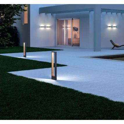 Redo 90509 - Вулична світлодіодна лампа WALD LED/10W/230V IP65 антрацит