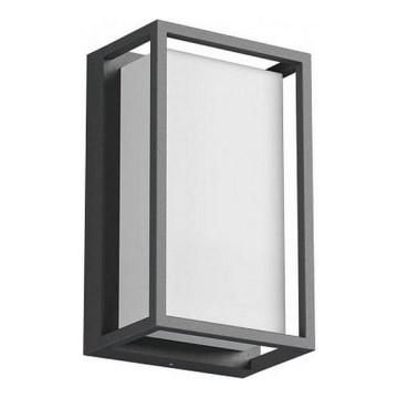 Redo 90533 - Уличный светодиодный настенный светильник QUADRIS LED/12W/230V IP54 антрацит