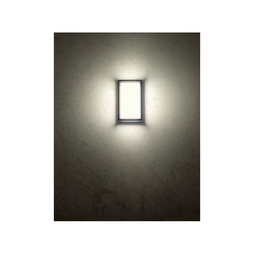 Redo 90533 - Вуличний світлодіодний настінний світильник QUADRIS LED/12W/230V IP54 антрацит