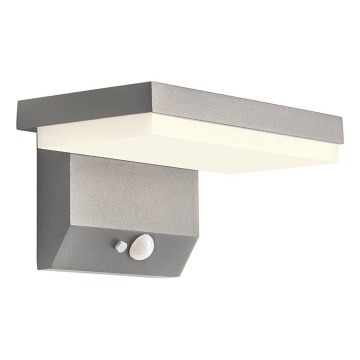 Redo 90535 - Светодиодный настенный светильник на солнечной батарее с датчиком TAIYO LED/2W/3,7V 3000K 2200 mAh IP54 антрацит