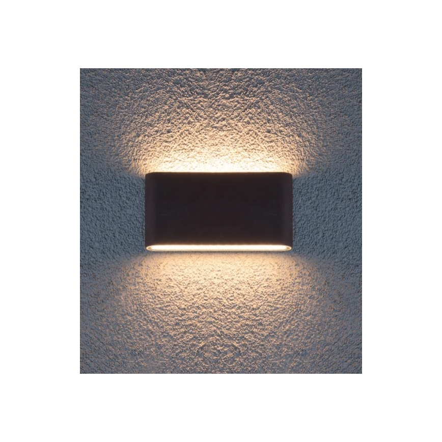 Redo 9054 - Вуличний світлодіодний настінний світильник POCKET LED/13W/230V IP54 антрацит