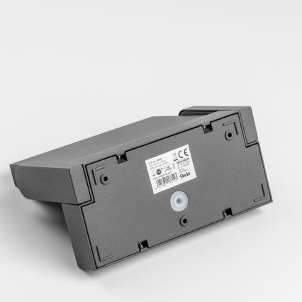 Redo 90587 - Наружный настенный светильник FLIP с датчиком, LED/20W/230V 3000K CRI 90 IP54 антрацит