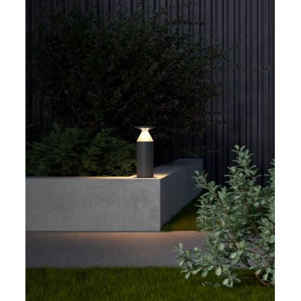 Redo 90589 - LED зовнішній світильник BIRO LED/12W/230V 3000K 30 cm CRI 90 IP65 антрацит