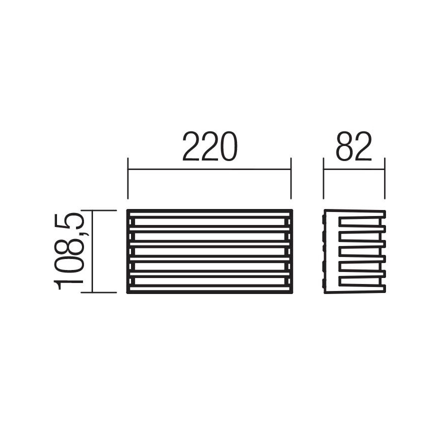 Redo 90638 - Вуличний світлодіодний настінний світильник BLAZE LED/12W/230V 3000K IP54 антрацит