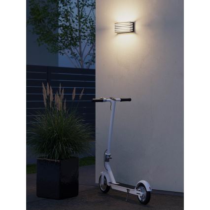 Redo 90639 - Уличный светодиодный настенный светильник BLAZE LED/12W/230V 3000K IP54 антрацит