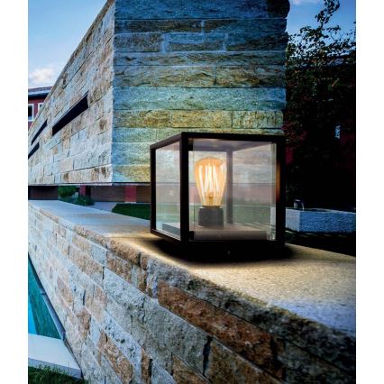 Redo 9109 - Уличный светильник VITRA 1xE27/15W/230V IP54 чёрный