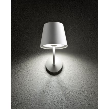 Redo 9124 - Светодиодная уличная настенная лампа GIORGIO LED/7W/230V IP65 белый