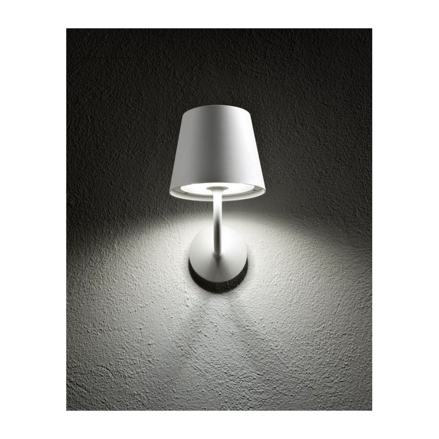 Redo 9124 - Светодиодная уличная настенная лампа GIORGIO LED/7W/230V IP65 белый