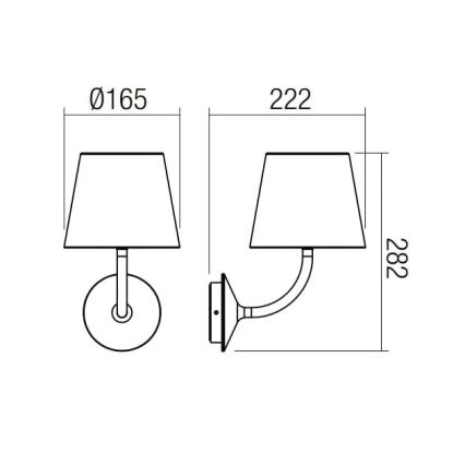 Redo 9124 - Светодиодная уличная настенная лампа GIORGIO LED/7W/230V IP65 белый