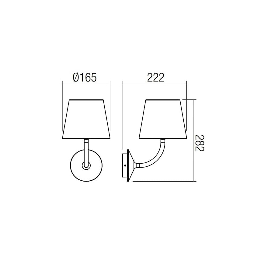Redo 9124 - Вуличний настінний LED ліхтар GIORGIO LED/7W/230V IP65 білий