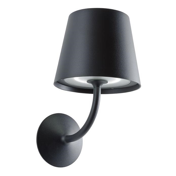 Redo 9125 - Светодиодная уличная настенная лампа GIORGIO LED/7W/230V IP65 черный