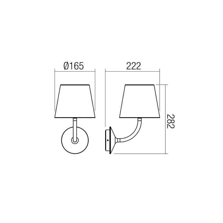 Redo 9125 - Светодиодная уличная настенная лампа GIORGIO LED/7W/230V IP65 черный