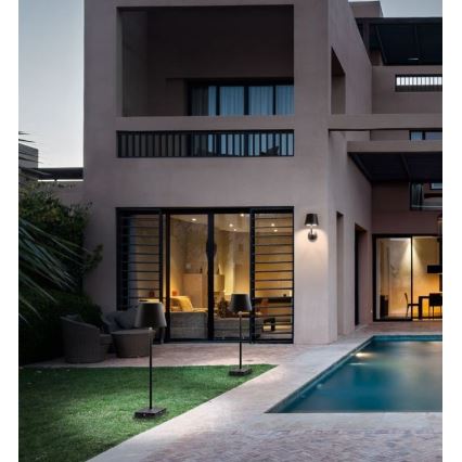 Redo 9127 - Вулична світлодіодна лампа GIORGIO LED/7W/230V IP65 чорний