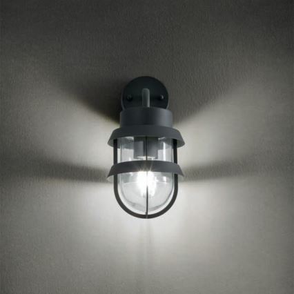 Redo 9498 - Вуличний настінний світильник CLAUT 1xE27/42W/230V IP44 антрацит