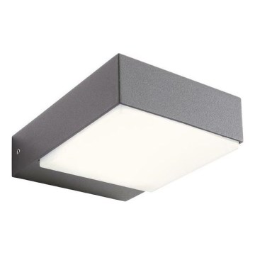 Redo 9560 - Вуличний світлодіодний настінний світильник CUBE LED/7W/230V 3000K IP54 антрацит
