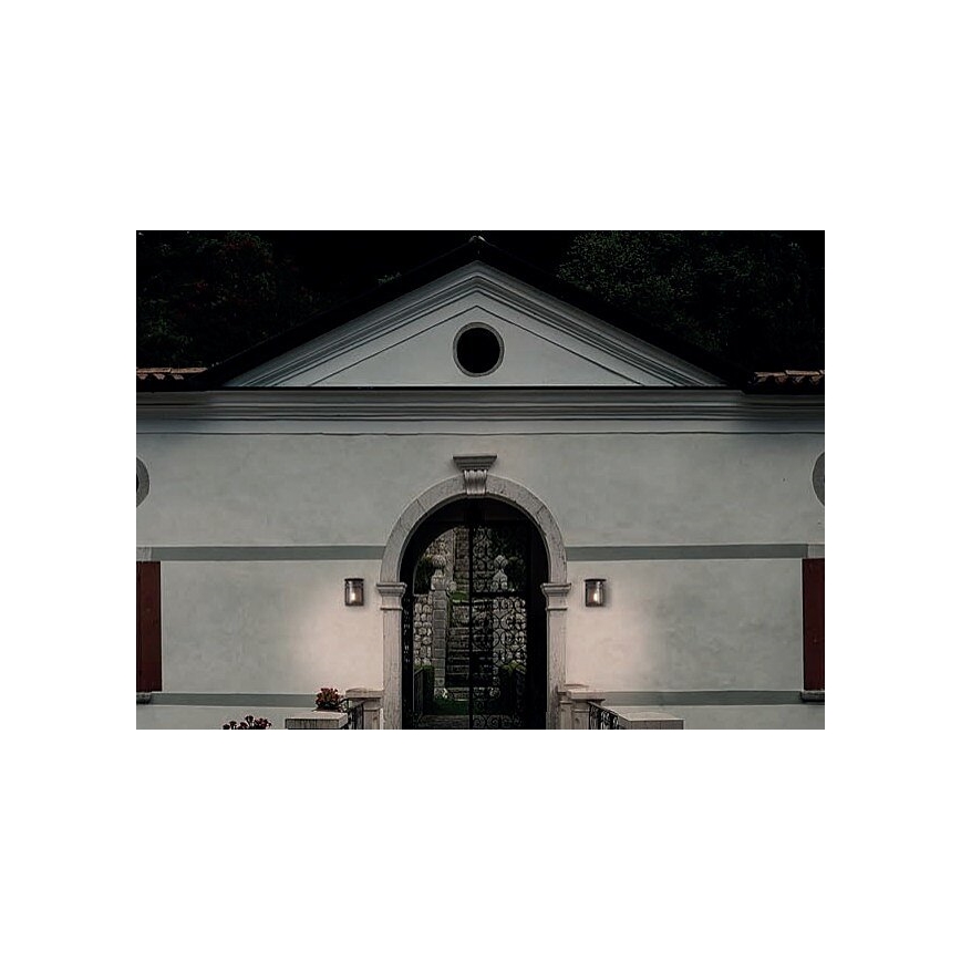 Redo 9577 - Вуличний настінний світильник VISIR 1xE27/42W/230V IP23