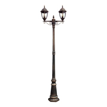 Redo 9609 - Вулична лампа SEVILLA 2xE27/42W/230V IP44 золотий/патина