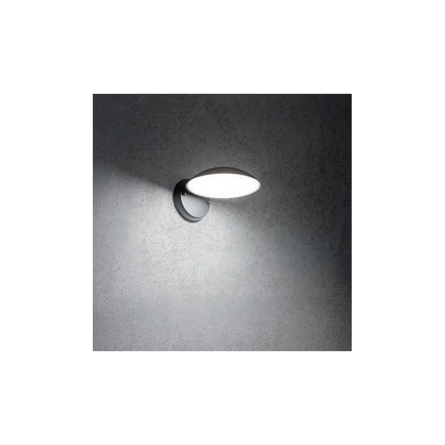Redo 9617 - Вуличний настінний LED ліхтар CAPP LED/12W/230V IP54 антрацит