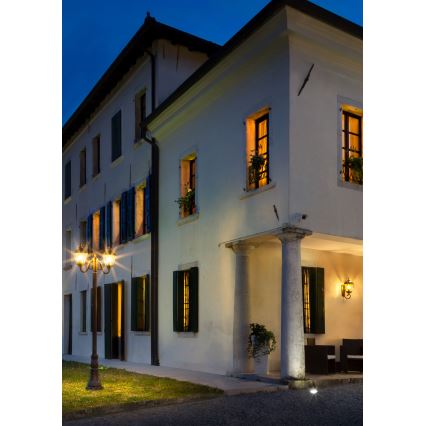 Redo 9656 - Уличный настенный светильник ESSEN 1xE27/70W/230V IP44 коричневый/патина