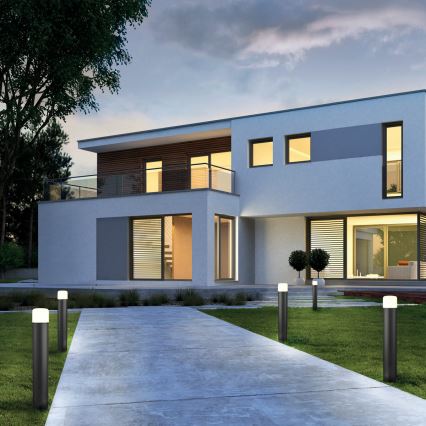 Redo 9682 - Уличный светильник CYCLO LED, 9 Вт, 230 В, 2900–3100 К, 90 см, IP54, антрацит